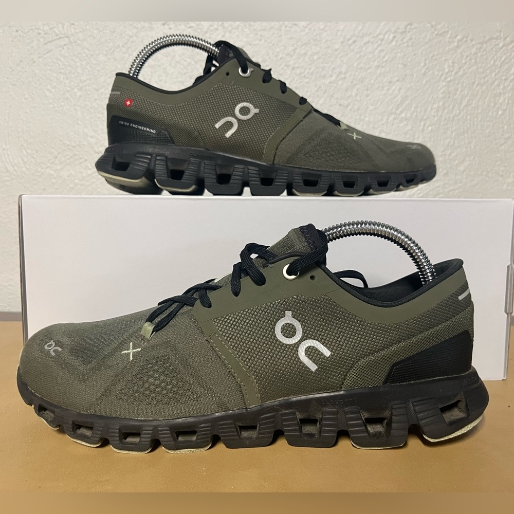 On Cloud X3 Olive Green